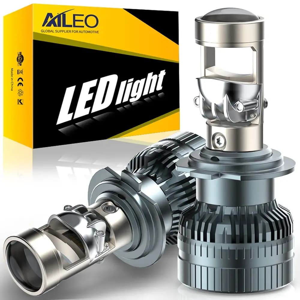 AILEO 2 PCS H7 LED H11 LED Mini Projector Headlight Bulbs 30000LM 90W 6000K IP68 LHD RHD HB3 LED HB4 LED Car Headlight Bulbs