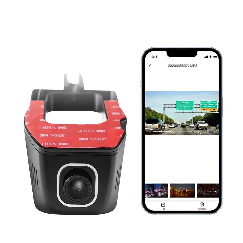 4K 2160P WiFi Car DVR Dash Cam Telecamera 2K 1600P 1080P 24H Monitor di parcheggio APP Controllo Videoregistratore di guida per auto per tutte le auto