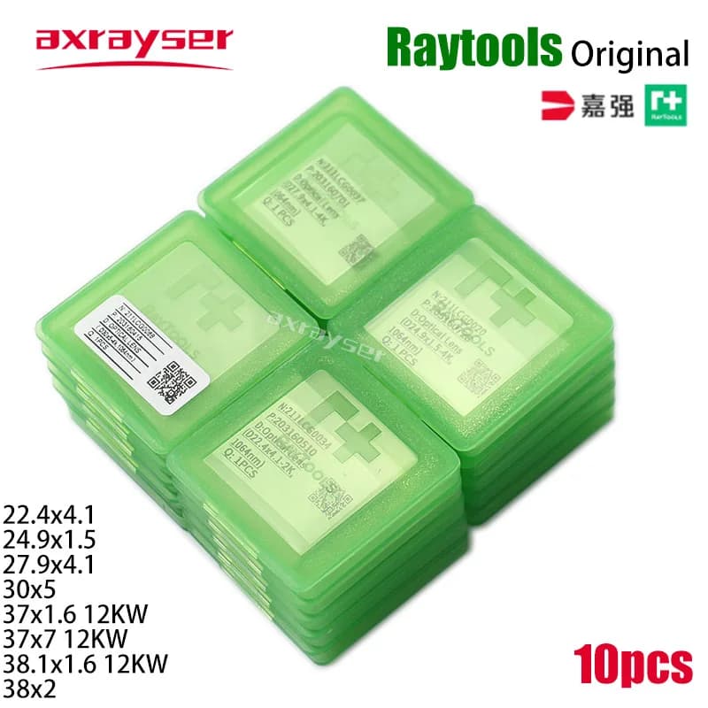 Raytools Protective lens for original laser windows 27,9x4,1 37x7 Silica fused optical protection for fiber cutting machine parts