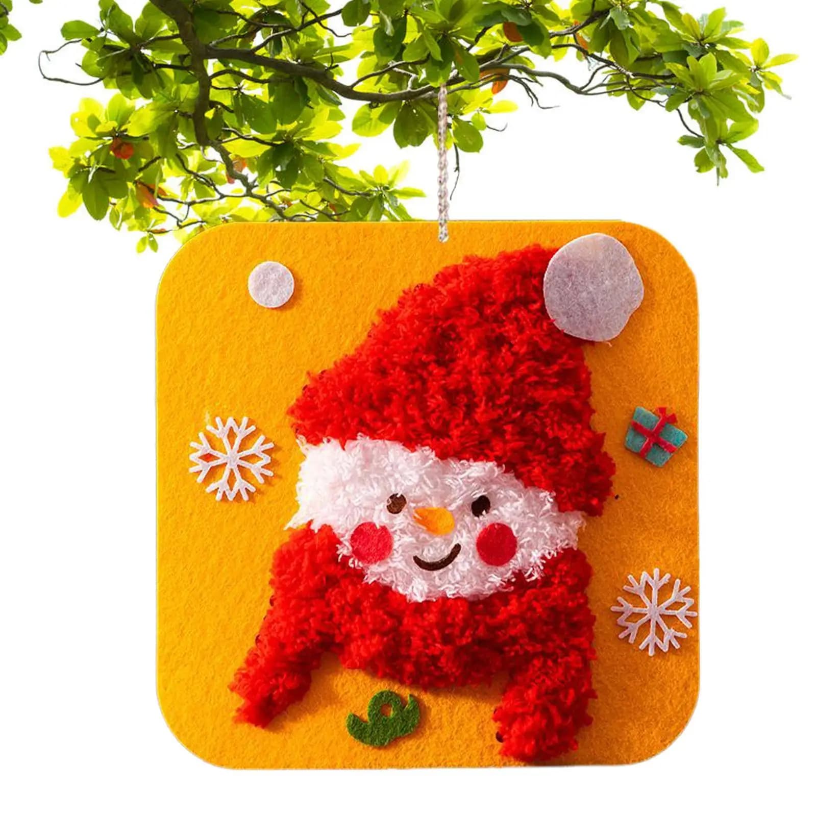 Kit da cucito per bambini Tema natalizio Progetti fai-da-te facili Kit da ricamo fai-da-te per compleanno Ragazze Ragazzi Bambini Principianti dai 4 ai 12 anni