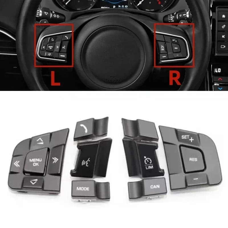 For Land Rover Discovery Sport 2015-2019 Flying Multifunction Cover Switch Cover Button Volume Control Tap