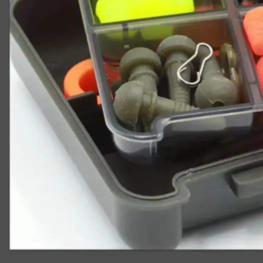 Waterproof Organizer for Fishing Equipment Boxes with Split compartment Portable Fishing Esche Case Fishing Accessories
