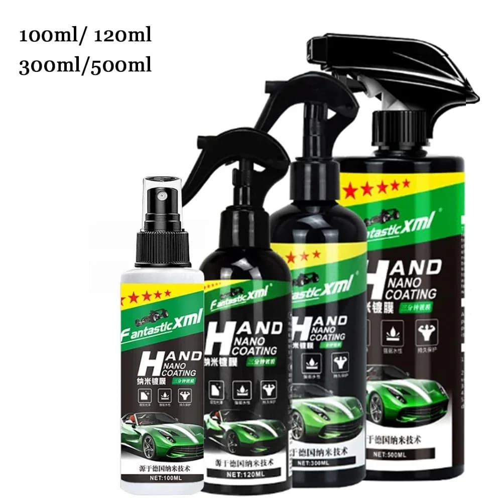 500Ml Nano Ceramica Rivestimento per auto Prodotti per dettagli auto Liquido Spray Polacco Cera Pellicola Vernice Cura Kit di protezione Accessori