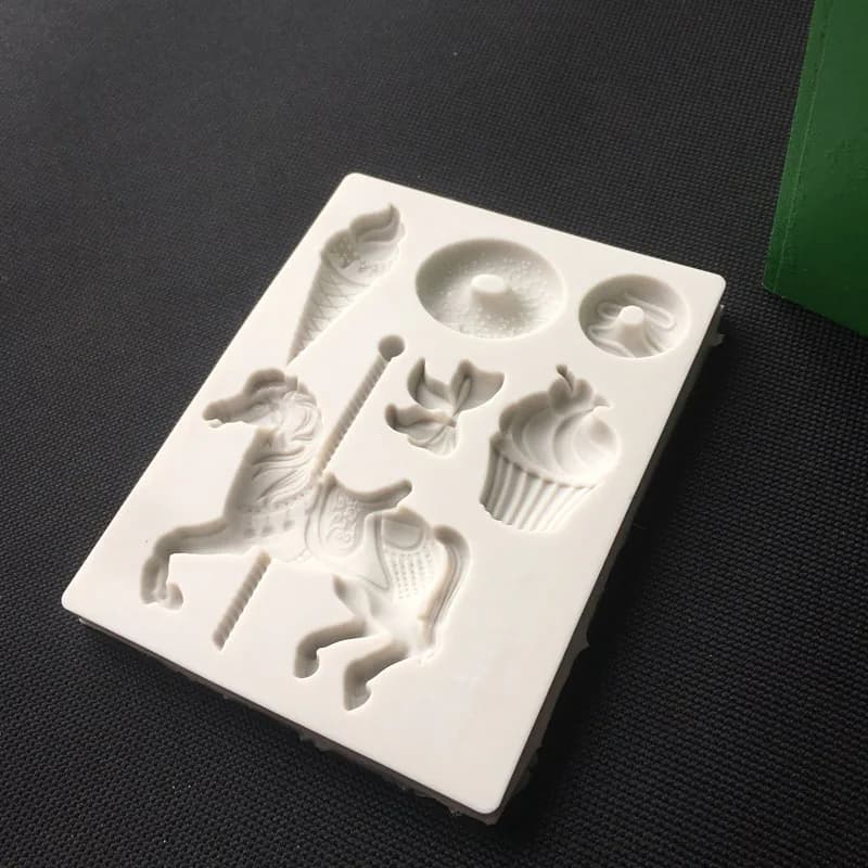 Cavallo di Troia gelato ciambella stampo in silicone caramelle torta stampo per caramelle stampo per strumento di decorazione al cioccolato