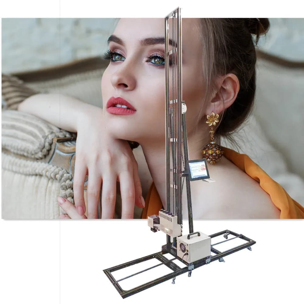 3D Inkjet Wall Printing Machine Wall Printing Machine for Smart Images 3D Wall Printing Machine
