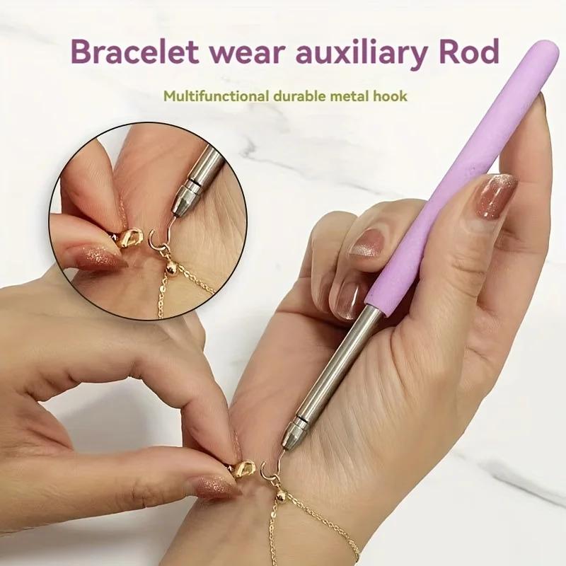 Helps you to wear the tool for the bracelet Partner Jewelry Helper for fixing Fast drying Equipment for attaching pliers Closures Zipper Craft tie