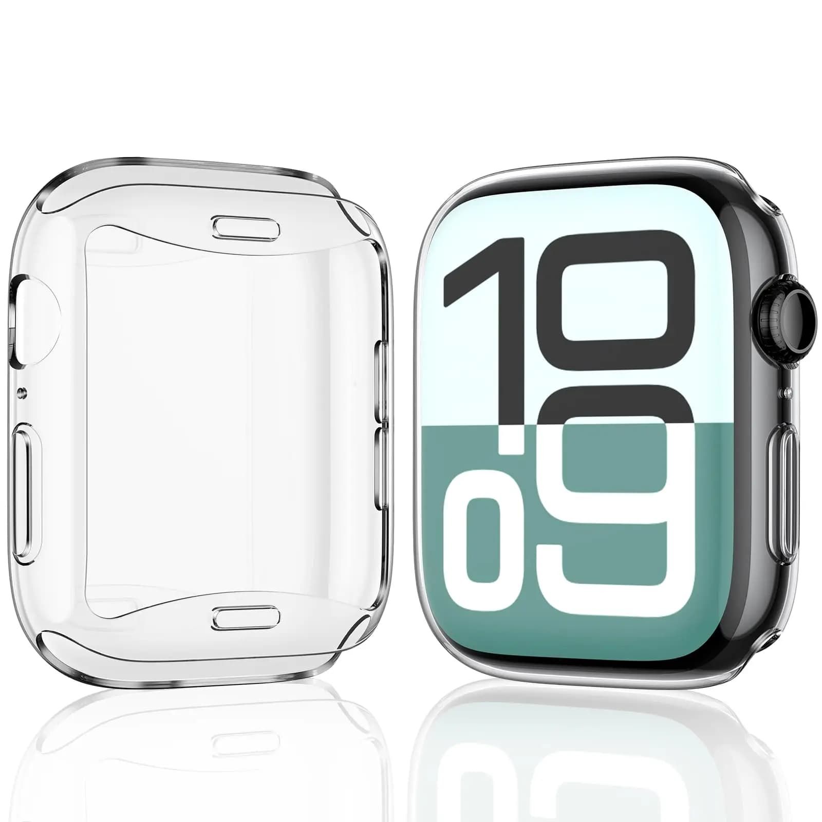 Custodia per orologio per Apple Watch 10 46mm 42mm Serie 10 46 42 mm Custodia trasparente antiurto completa Proteggi schermo per Apple Watch