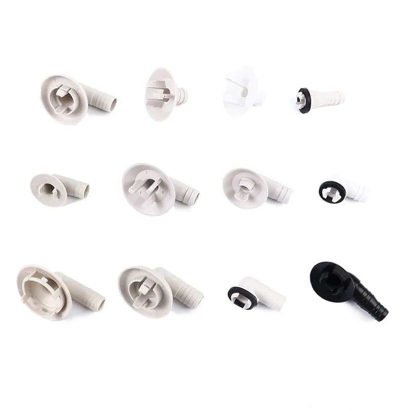 Raccordo a gomito per connettore tubo di scarico unità esterna AC condizionatore d'aria con anello in gomma per MEDIA KELON GREE AC