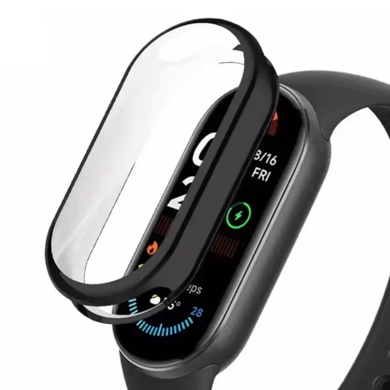 Custodia morbida in silicone TPU per Xiaomi Mi Band 9 Smartwatch protezione schermo telaio paraurti per Xiaomi Mi Band 8 Mi Band 9 Cover Shell