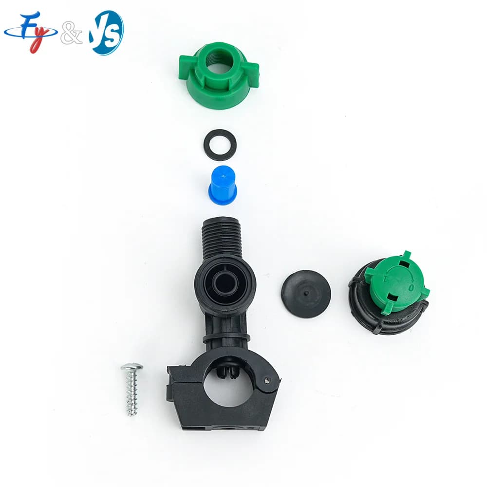 10Pcs Anti-Drip Agricultural Spraying Nozzle Garden Watering Sprayer Nozzle Tube Pipe Clamp for Farm Greenhouse Irrigation