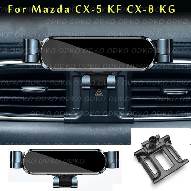 Supporto Del Telefono Per Auto Per Mazda CX5 CX 5 KF CX 8 KG 2017 2021 2022 Car Styling Staffa GPS Del Basamento Girevole Supporto accessori mobili