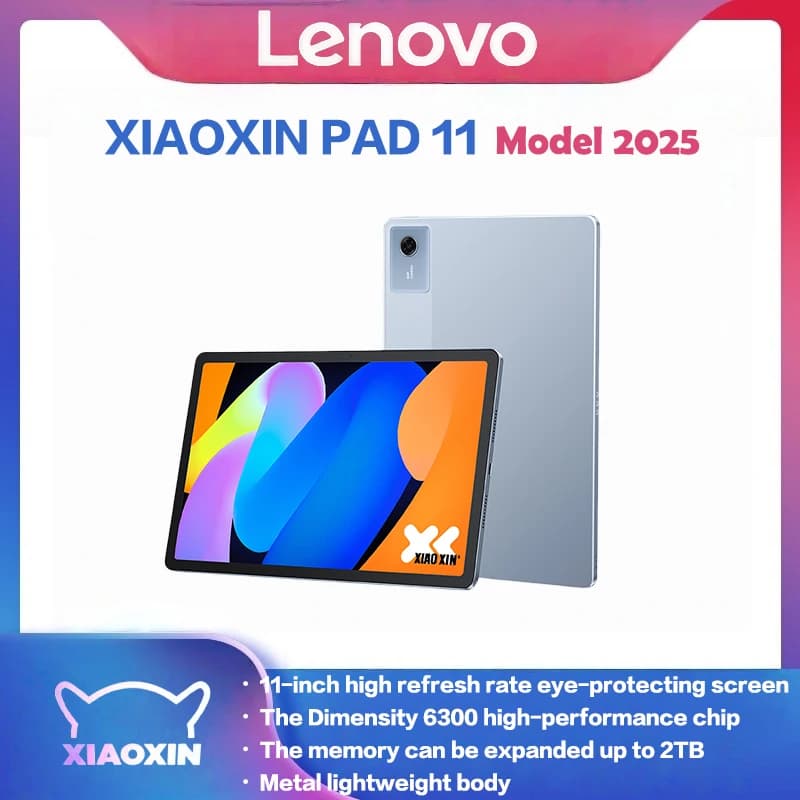 Lenovo Xiaoxin Pad 2025 2.5K Ultra HD 11 Inch Tablet for Eye Care with Big Screen MediaTek Dimensity 6300AI
