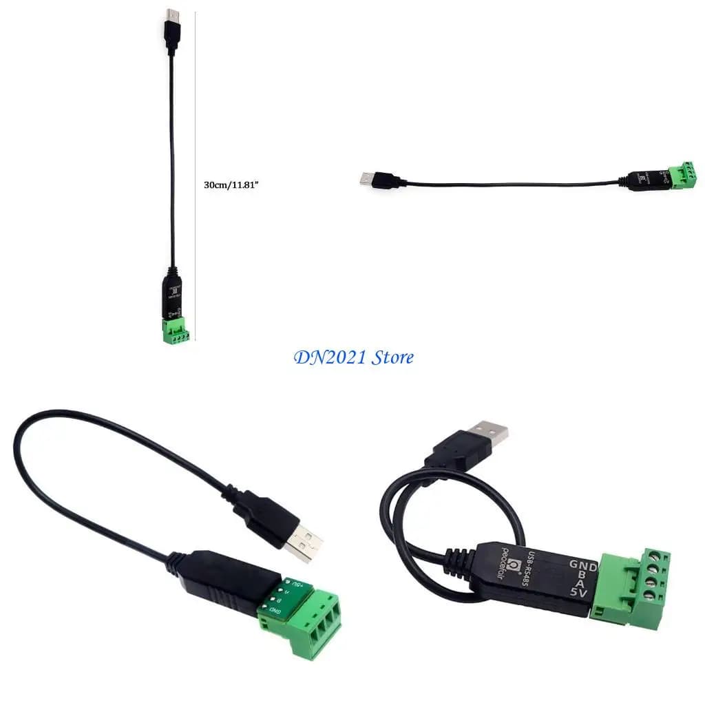 F3KE USB Extension Cable Adapter from RS485 to USB Serial Port Connection RS485 Converter