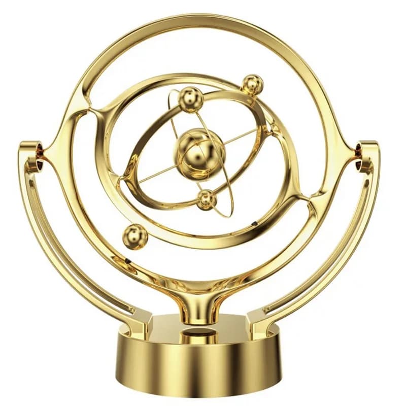 Galaxy Universe Celestial Swinger Magnetic Rotating Earth Perpetual Motion Device Electric Chaos Pendulum Desk Science Decor
