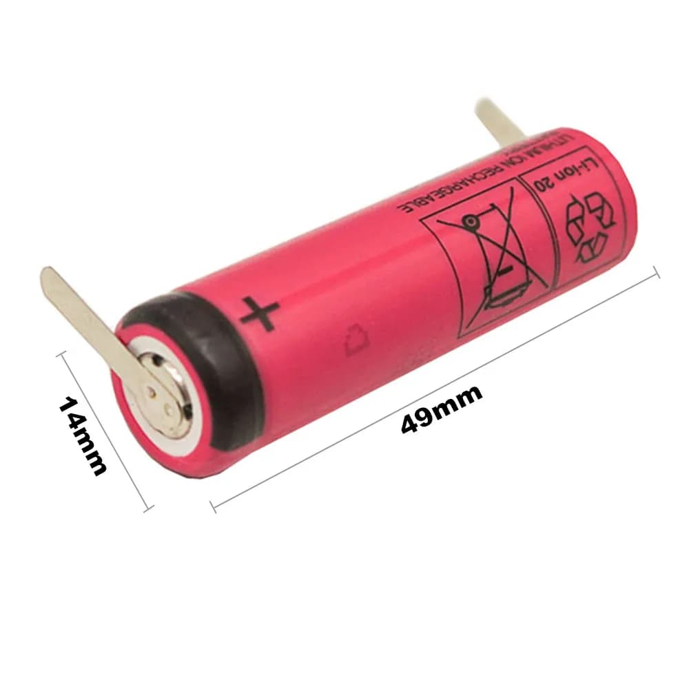 Original battery UR14500AC 3.7V 740mAh for Braun Oral B Pro 2 Type 3766 iO4 iO5 iO6 iO7 iO9 iO8 3758 3759 electric brush