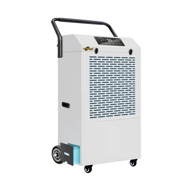 Deumidificatore commerciale professionale per lamiera 60L Sistema 110v Deumidificatore a ruote grandi