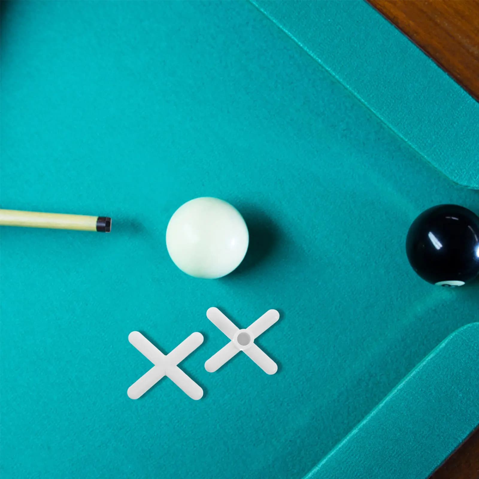 10 Pezzi Testa di Ponte per Biliardo in Plastica, Estensore a Croce di Ricambio per Supporto Stecca da Biliardo, Strumento per Snooker e Biliardo Americano