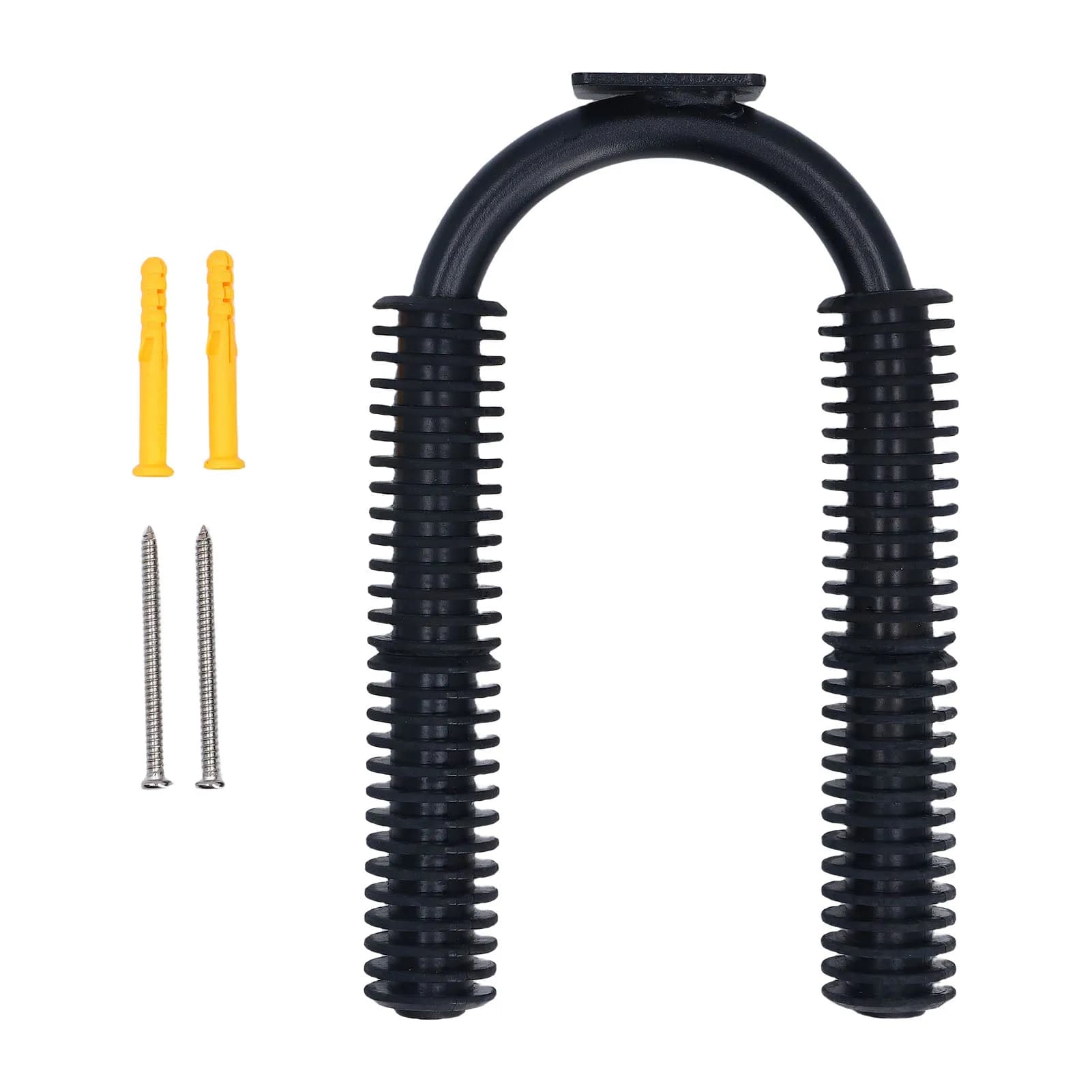 Supporto a Parete per Pagaie Versatile e Robusto in Metallo, Stabile, Antigraffio, Rivestito in PE, per Esporre e Asciugare Pagaie da Kayak in Garage