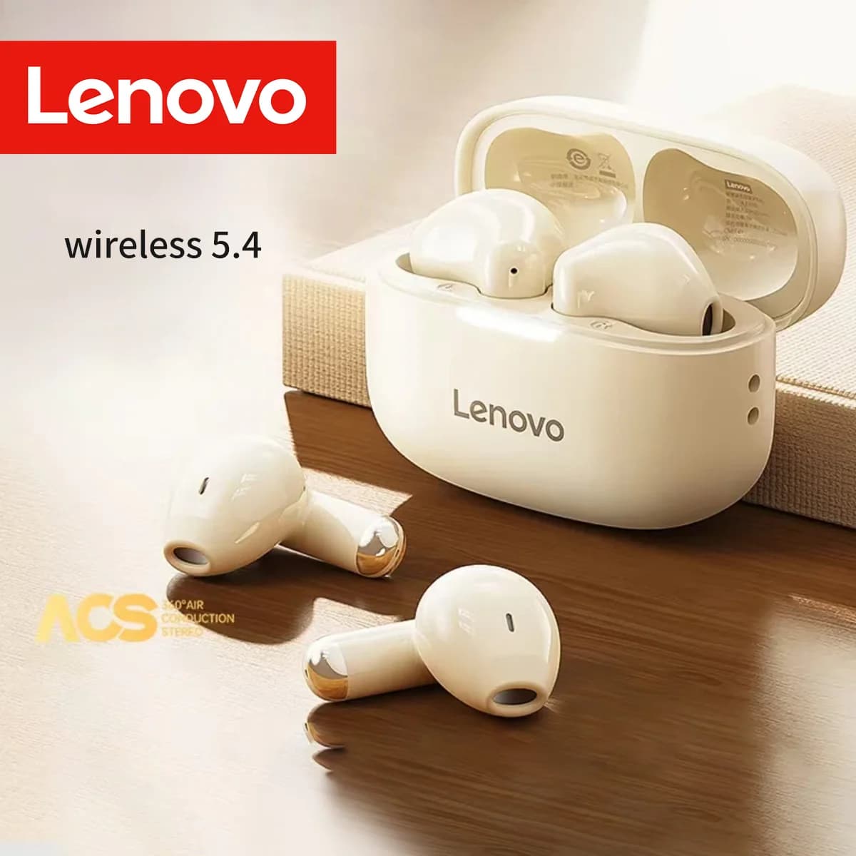 Lenovo EA110 Earphones Wireless Bluetooth 5.4 Headphones Hifi Sound ENC Call Noise Reduction Gaming Sports Earbuds With Mic New