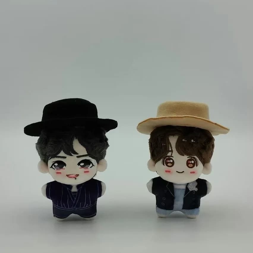 2025 Anime Nuova bambola originale in cotone stella marina da 10 cm Xiao Zhan Wang Yibo Stessa bambola