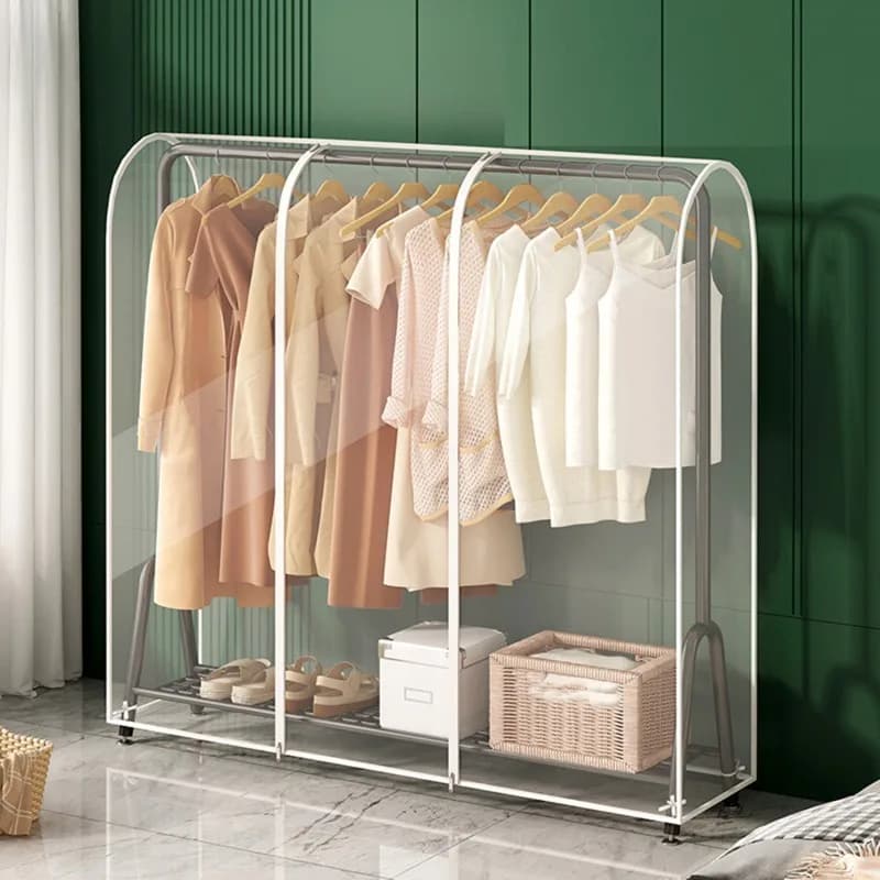 Dust Cover for fully wrapped clothing Dust Cover for PEVA coat thickened Floor Hook completely transparent Large dust bag