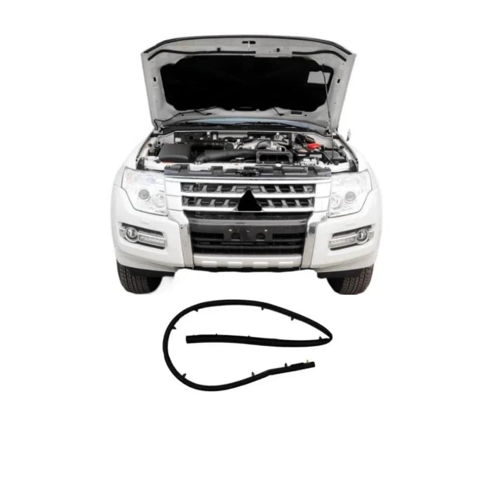 1 pz Guarnizione In Gomma Per Cappuccio per Pajero 4th 5902A016 V90 Cofano Striscia per Montero Guarnizione per Shogun V80 2007-2020 Non per Diesel