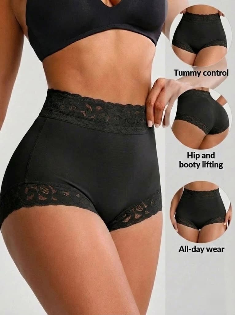 Pantaloncini Modellanti da Donna con Alta Compressione, Controllo Pancia, Sollevamento Glutei, Biancheria Intima Snellente per Migliorare il Contorno del Corpo