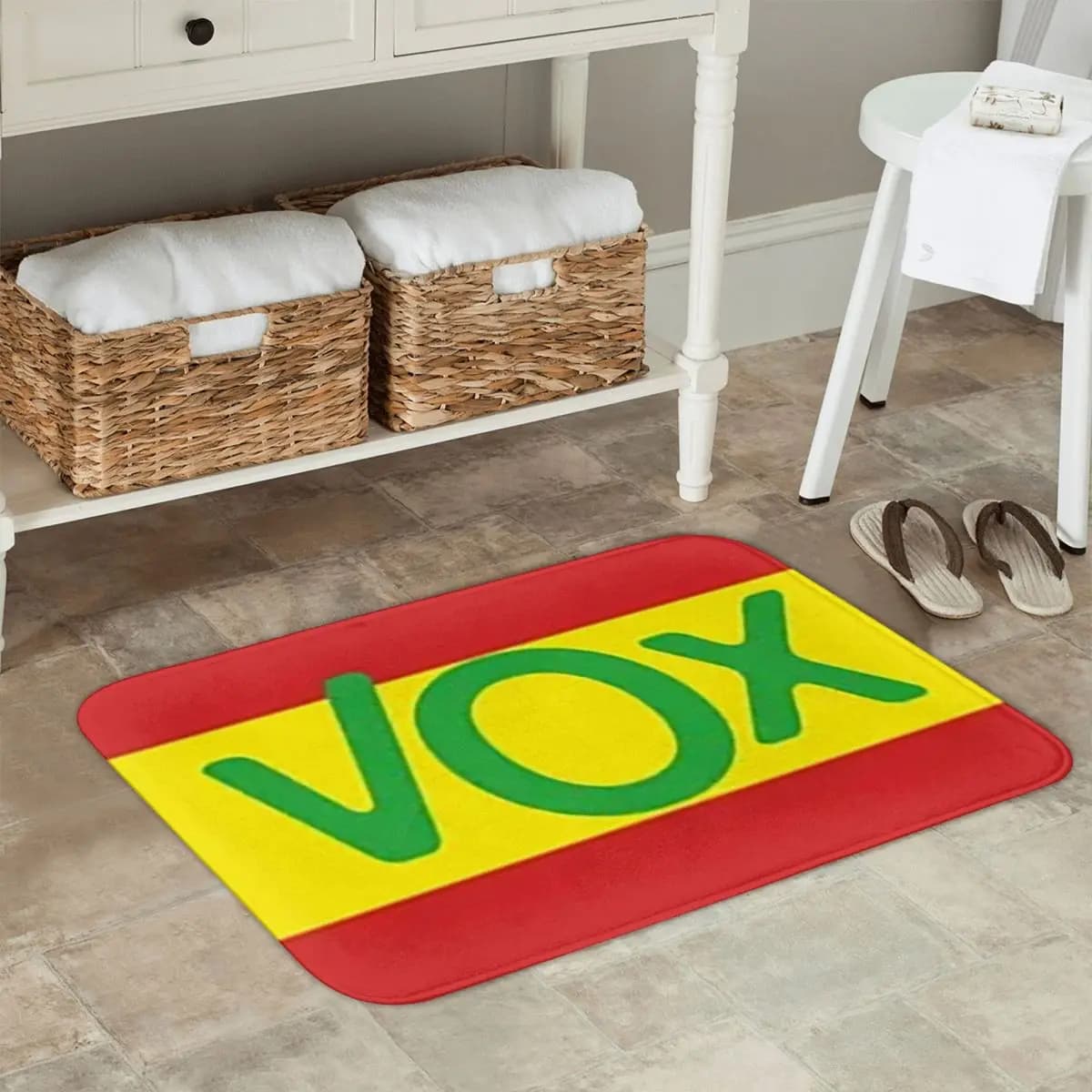 Espana Vox Logo Spagna Festa politica Zerbino spagnolo Ingresso cucina Casa Tappeto antiscivolo per tappetini da bagno