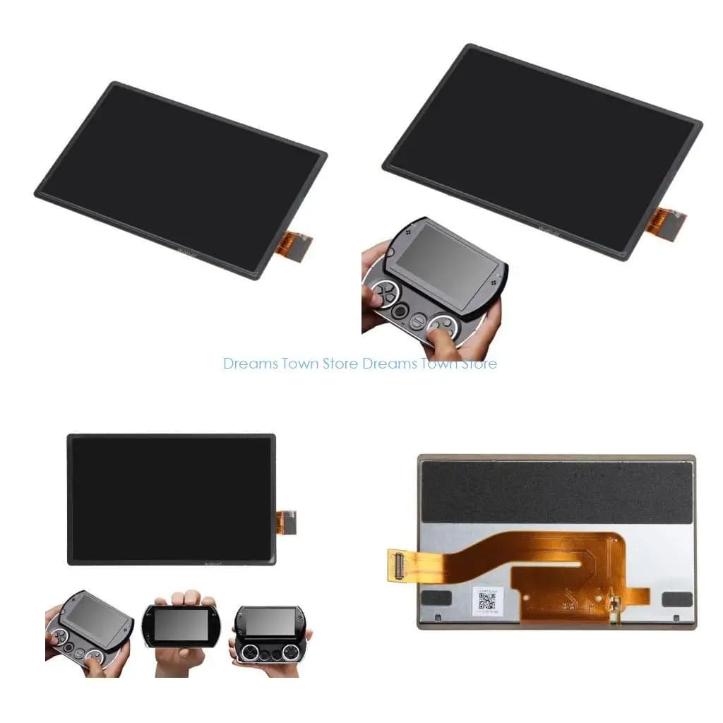 Sostituzione display LCD per console gioco HX6A con retroilluminazione per parti riparazione pannello schermo LCD GO da