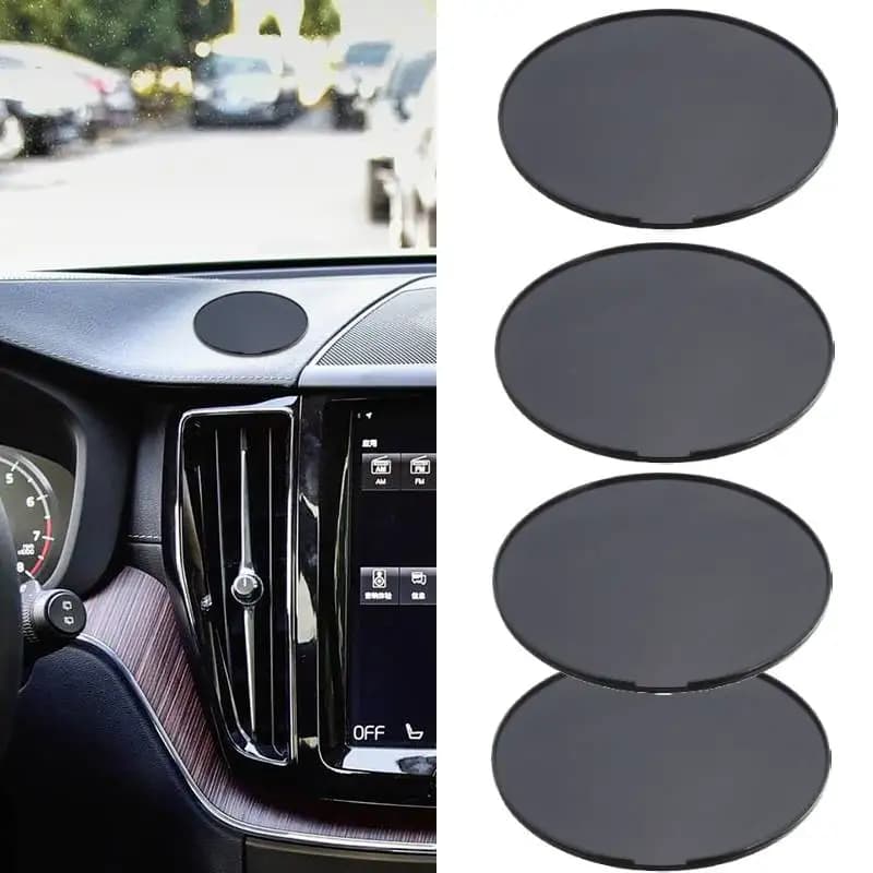 1/4 pz Adesivo Cruscotto Disco Piastra di Montaggio Supporto per Cruscotti Auto Garmin TomTom GPS Supporto di Aspirazione Disco Smartphone Macchina Fotografica Dell'automobile