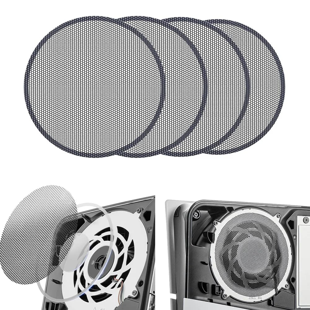 2/4 pezzi per PS5 PRO Console filtro antipolvere custodia in rete antipolvere copertura facile pulizia piastra frontale ventilatore accessorio di gioco per PS5 PRO