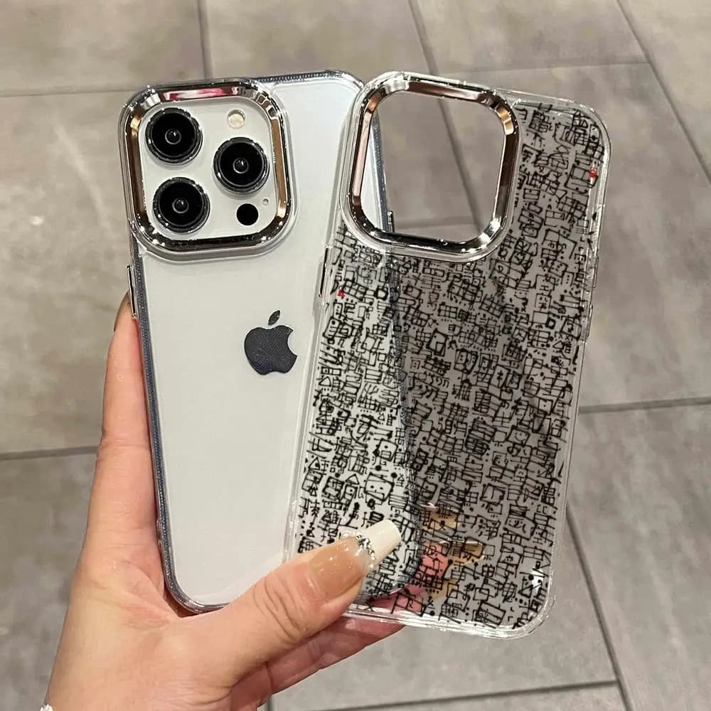 Creative Chinese Phone Case Phone Case For iPhone 17 Air 16 15 14 Plus 13 12 11 Pro Max 16e Shockproof HD Clear Back Cover