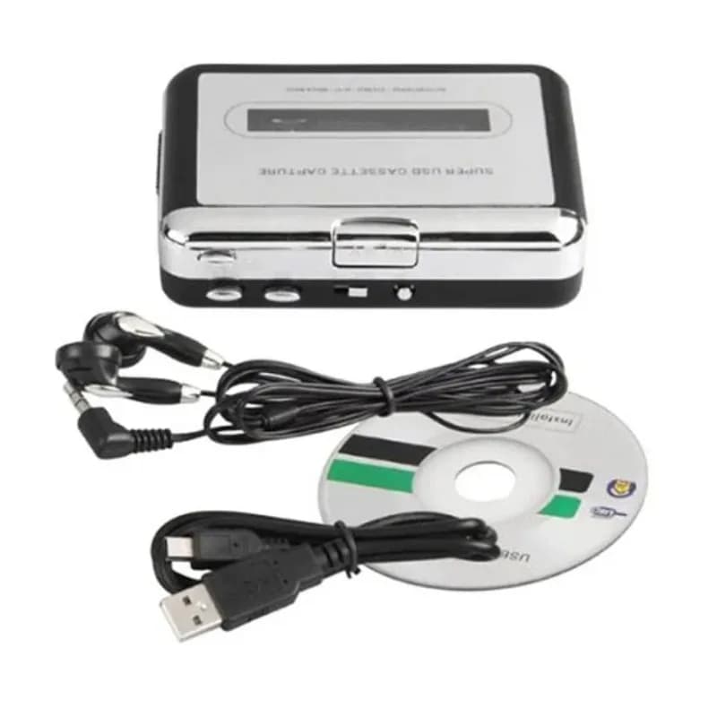 Lettore di Cassette Walkman con nastro portatile cattura Audio in convertitore MP3 su supporto converti in PC Laptop