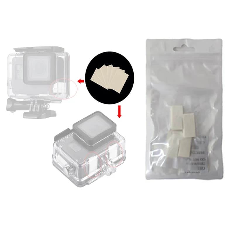 For GoPro 13 12 11 10 9 Insta360 X5 X4 DJI Osmo 360 Nano Pocket 4 3 Action 6 5 4 Camera Accessories Dive Case Anti Fog Inserts