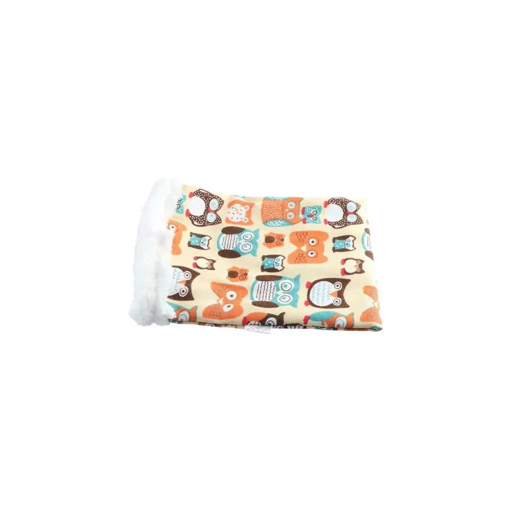 Cute Pocket Hamster Cotton Nest Chicken/Owl Warm Pocket Pet Carriers Bag Fleece/Canvas Soft Warm Hamster Bed Winter