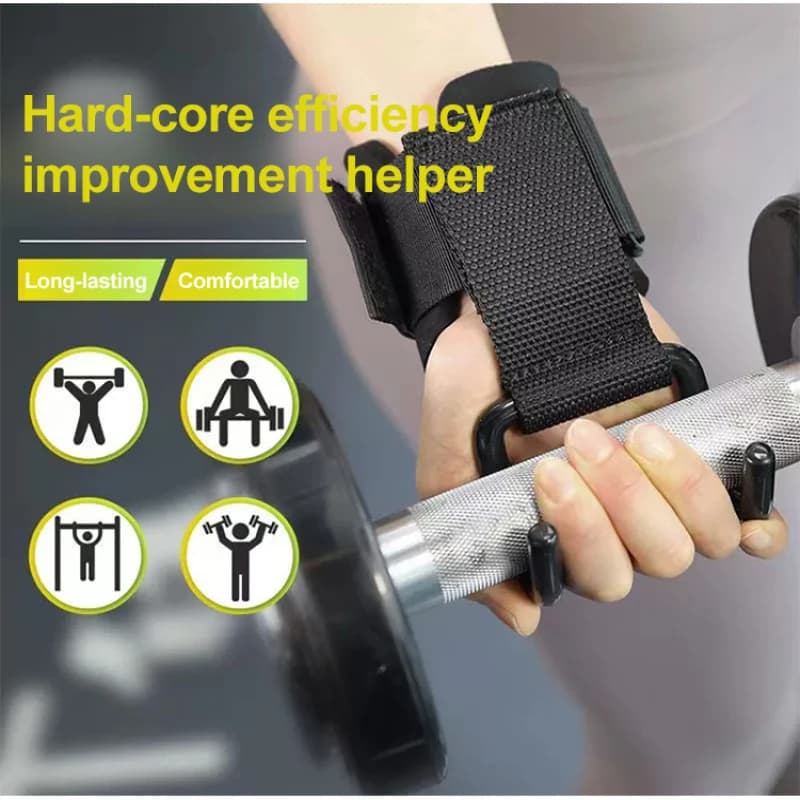 Handle trainer with wrist support hook for snatch/snatch exercises with handlebars, stable training support, outdoor fitness equipment