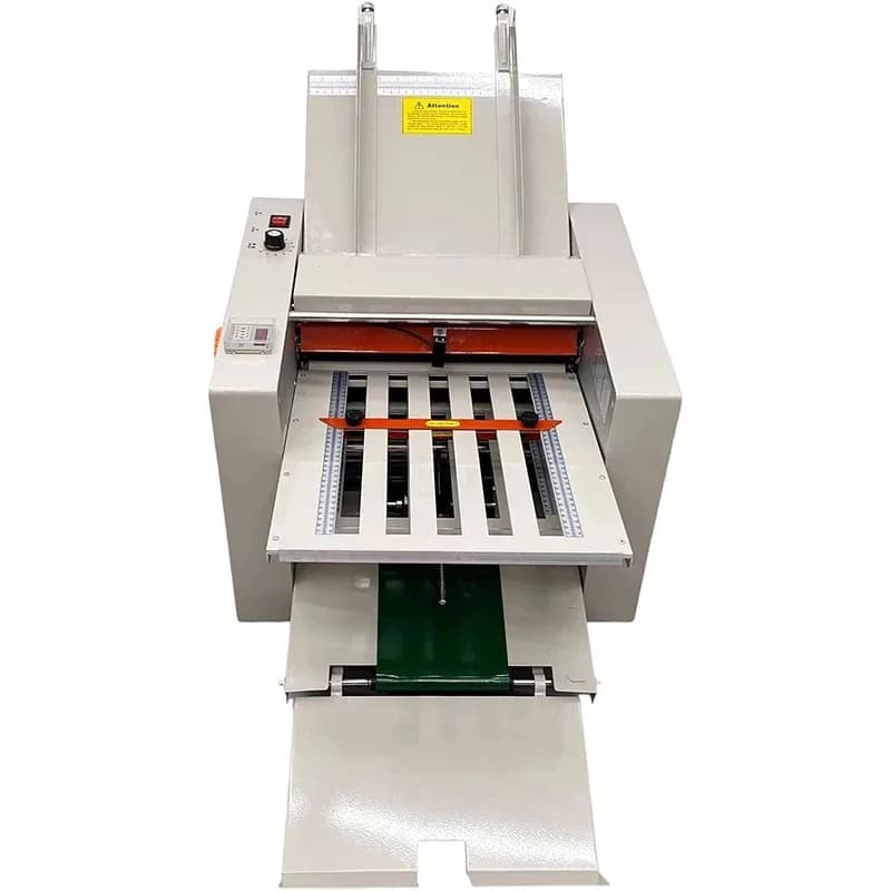 Automatic Paper Folding Machine Document Folding Origami Machine Adjustable Speed Office Paper Folder Manuals Letters
