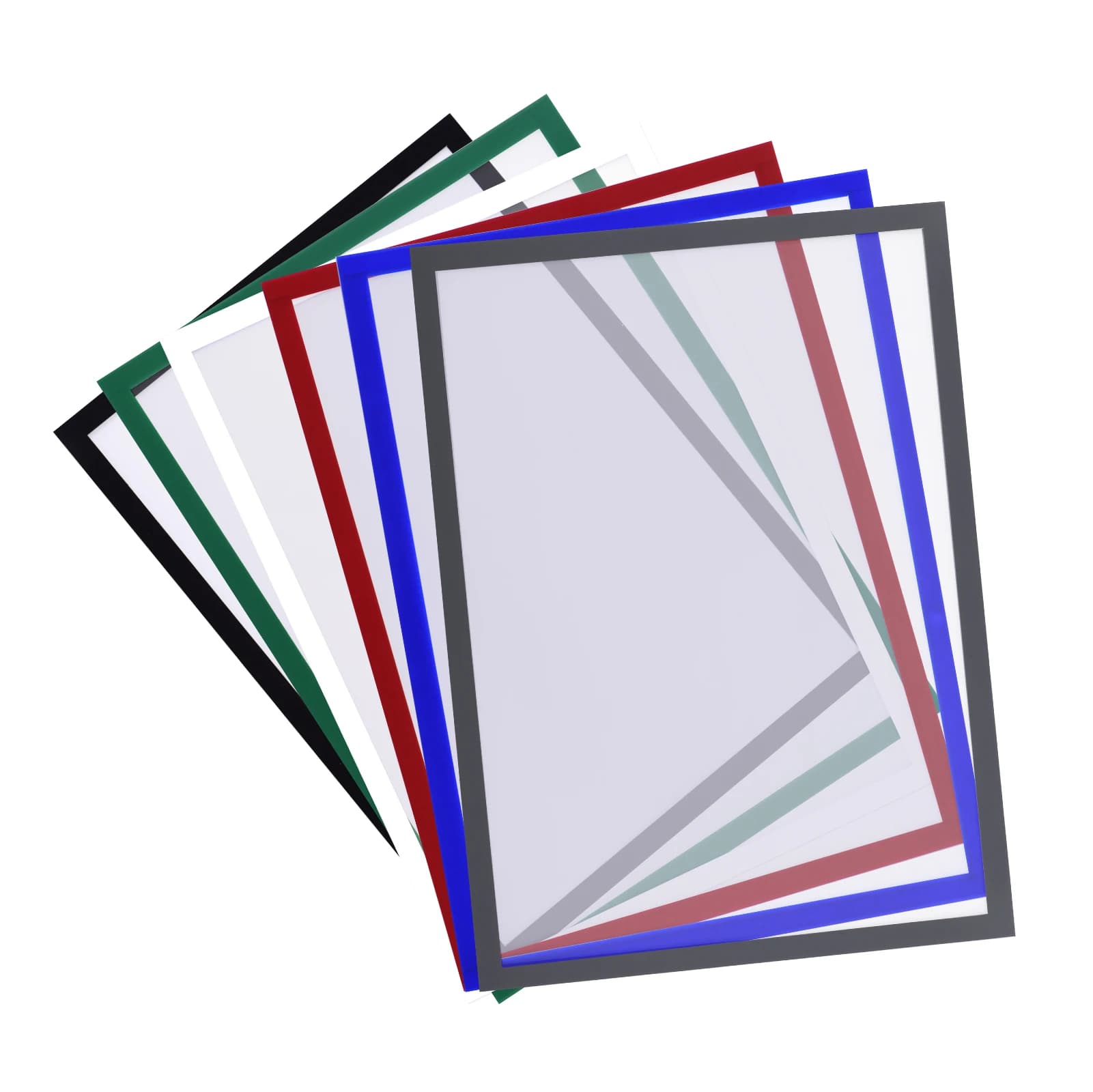 Cornice per file magnetica Cornice per visualizzazione documenti in PVC trasparente per formato A4 Carta da lettere Foto Immagine Programma di lavoro PVC trasparente