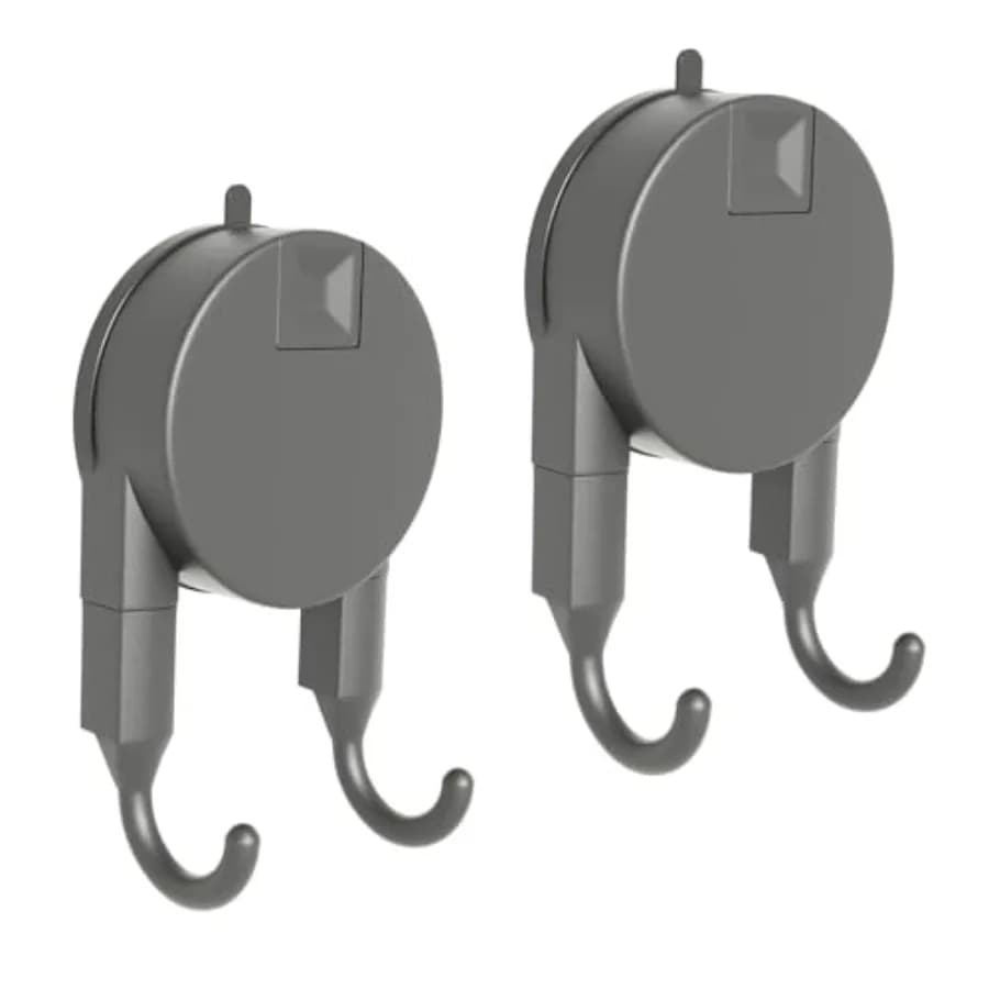 Strong Suction Cup Hooks for Shower, Bathroom, Kitchen, Heavy Duty Hangers for Door Wreaths, Robe, loofah, Towel, Utensils, Rem