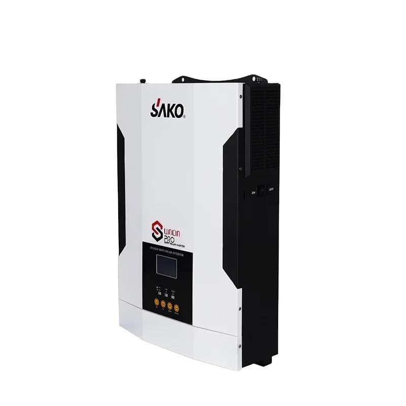 Vendite caldeSUNON PRO 5.5kw inverter ibrido MPPT 100A con pannello 6000w e ingresso solare 450Vdc inverter solare MPPT a onda sinusoidale pura
