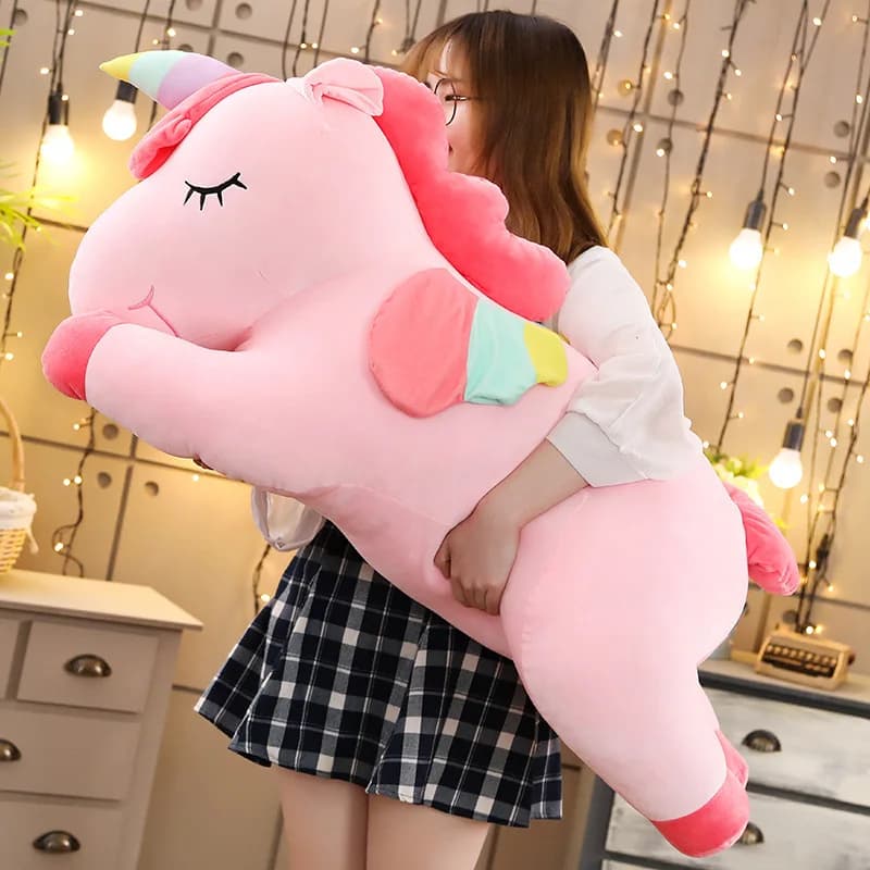 Morbido peluche Kawaii Angel Unicorn: a tema videogiochi, giocattolo da collezione per decorazioni domestiche e feste, regalo ideale per bambini