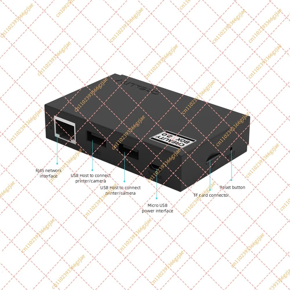 Box Wi-Fi 2.0 con Scheda TF 8G, Configurazione Bluetooth e Aggiornamento di Rete per Stampanti 3D Ender-3 S1, CR-6 SE, Ender 3 V3 SE, CR-10 V2