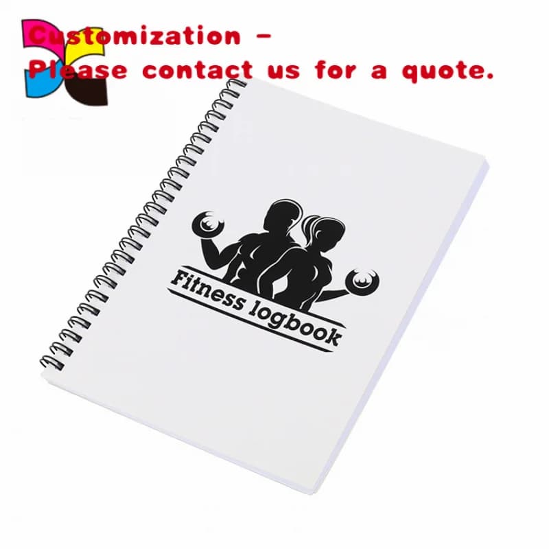taccuino con copertina in carta patinata personalizzato Planner giornaliero in lamina per esercizi OEM
