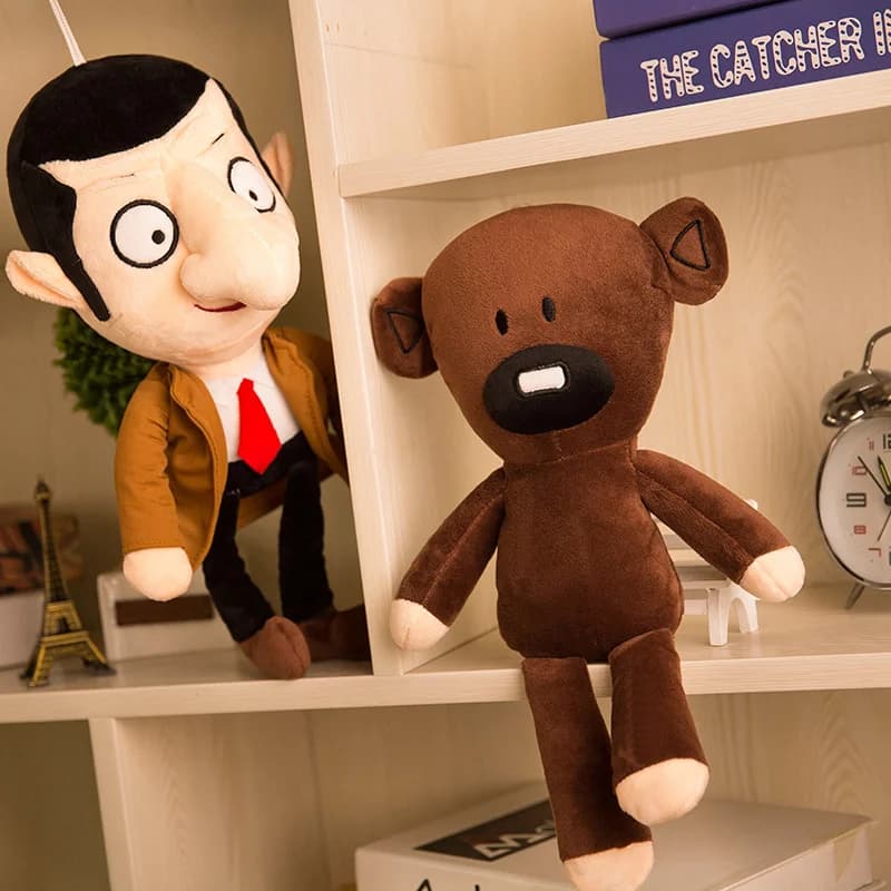 Divertimento Mr Bean Simpatico animale farcito bambola cuscino arredamento morbido regali per bambini orsacchiotto peluche commedia personaggio del film dei cartoni animati