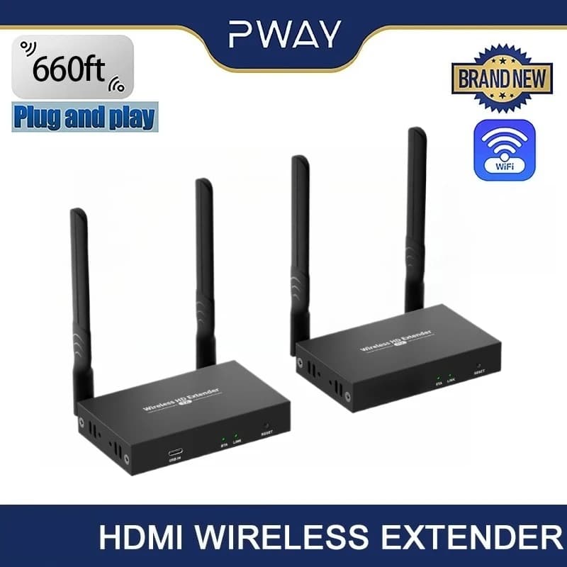 HDMI Wireless Extensor 1640ft 5G Transmission Receiver HD 1080P WIFI6 Large screen for movies/games/live stream/sharing meetings