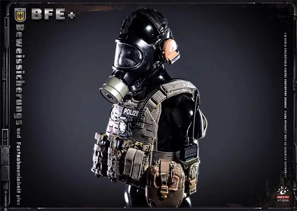 1/6 KING'S TOY KT-8008 Soldier Doll Action German Operation Police Mini Hang Chest Vest Bag Accessories For 12" Scene Component