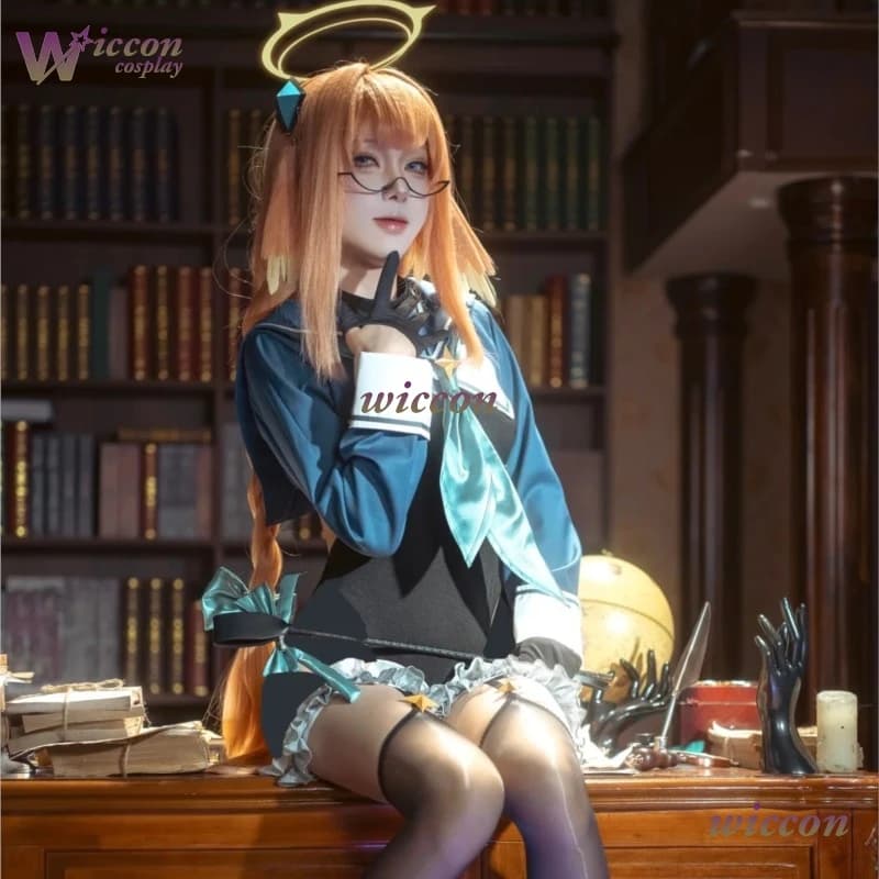 ksha/ Blue Archive Endō Shimiko Sumire Yumenosaki - Costume Cosplay Uniforme Scolastica, Skin del Gioco, Costume da Bagno, Divisa da Marinaio, Stile JK Carino