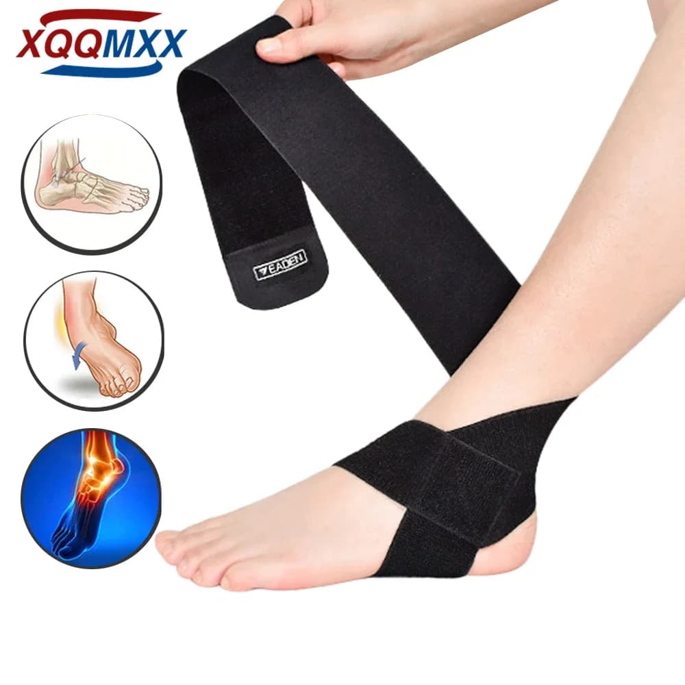 XQQMXX 1 pezzo di caviglia ultrasottile ad alta elasticità, supporto per cavigliera regolabile per corsa, calcio, basket, tennis, distorsioni