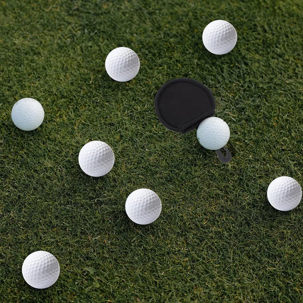Set di 2 Sacchetti per Pulizia Palline da Golf, Custodie Multidirezionali con Interno Liscio, Protezione Sicura per Palline, Set di Accessori Indispensabili per Golf