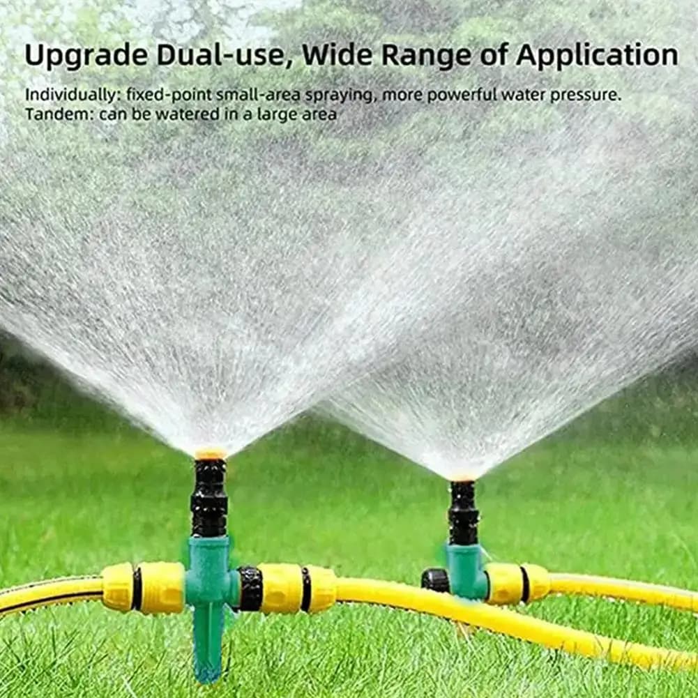 Sistema di irrigazione per irrigazione a rotazione a 360 ° irrigatore da giardino irrigatore automatico per irrigazione a effetto serra per agricoltura
